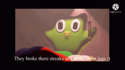 Duolingo Meme Broke Legs GIF
