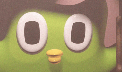 Duolingo Meme Lights Out GIF