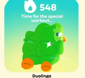 Duolingo Special Workout GIF
