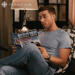 Dustin Miligan Reading Whaaaa Reaction GIF