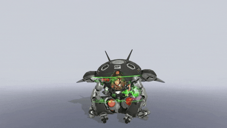 Dva Black Costume Sit Down Navigating Screen GIF