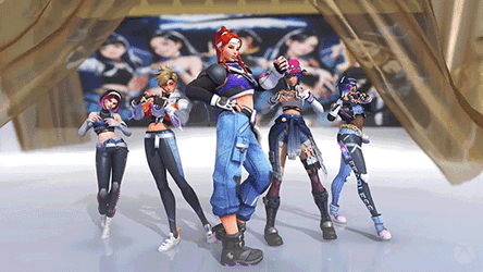 Dva Group Form Heart Pose GIF