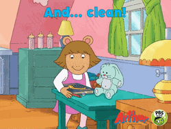 DW Read And Clean Pbs Kids GIF