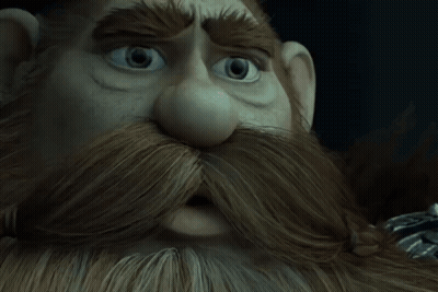 Dwarf With You're As Beautiful Text GIF