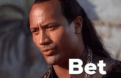 Dwayne Johnson Bet GIF