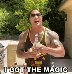 Dwayne Johnson Got The Magic GIF