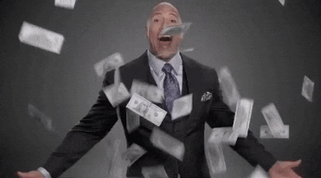 Dwayne Johnson I Want My Two Dollars GIF