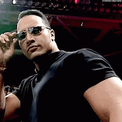 Dwayne Johnson Iconic Rock Eyebrow GIF