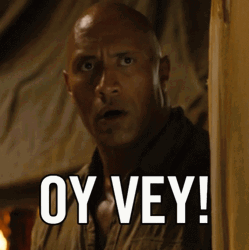 Dwayne Johnson Oy Vey GIF