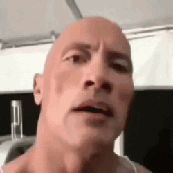 Dwayne Johnson Rock Eyebrow Nodding GIF