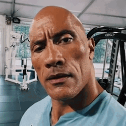 Dwayne Johnson Rock Raised Eyebrow GIF