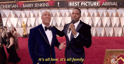 Dwayne Johnson The Rock At Oscars GIF