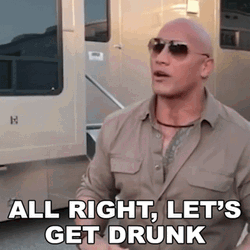Dwayne Let's Get Drunk Meme GIF