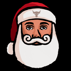 Dwayne Santa Claus Art Rock Eyebrow GIF