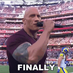 Dwayne Says Finally Meme GIF
