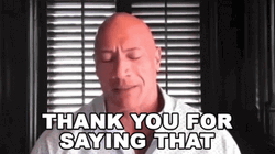 Dwayne The Rock Sweet Comments Thank You GIF