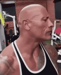 Dwayne You Rock Meme At The Gym GIF