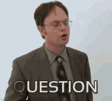  Dwight Schrute Asking Question Mark GIF