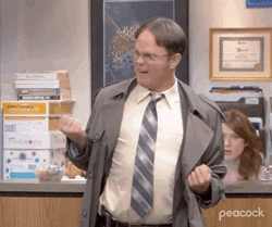 Dwight Schrute Fireball The Office GIF