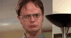 Dwight Schrute In Glasses Aye Aye GIF