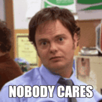 Dwight Schrute Just Stopped Caring The Office GIF