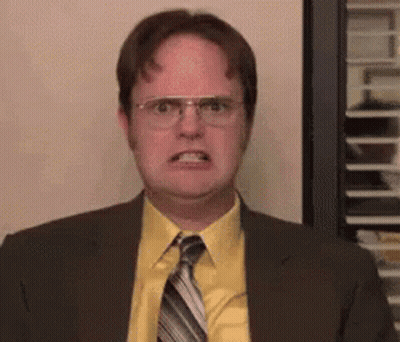 Dwight Schrute Making Funny Face GIF