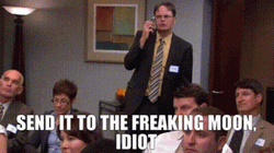 Dwight Schrute Send It GIF