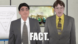 Dwight Schrute The Office Fact Presentation GIF
