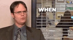 Dwight Schrute The Office Idiot Thinking GIF