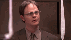 Dwight Schrute The Office My Feelings GIF