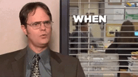 Dwight Schrute Would An Idiot Do That GIF