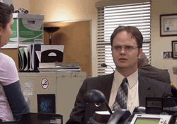 Dwight Schrute Youre So Weak The Office GIF