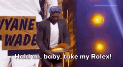 Dwyane Wade Take My Rolex Logo GIF