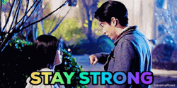Dylan Wang Stay Strong  GIF