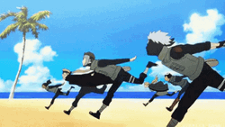 Dynamic Anime Running Naruto Ninja GIF