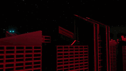 Dystopian Night City Animation GIF