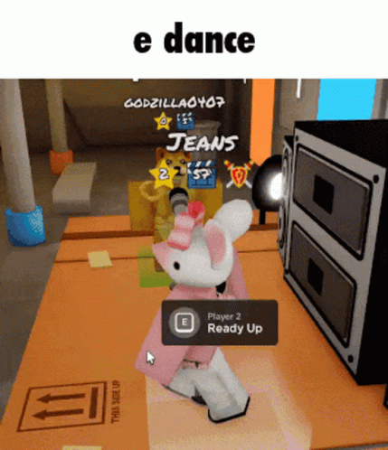 E Dance Video Game Screenshot GIF
