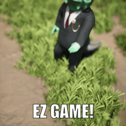 E For Easy Game Frog GIF