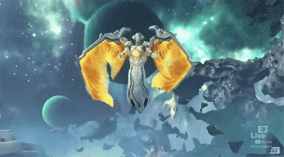 E3 Live Dragon Flying Through Air GIF