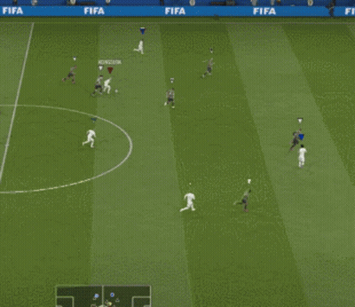 EA Sports Pro Clubs Logo With Soccer Players GIF