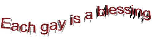 Each Gay Is A Blessing Sticker