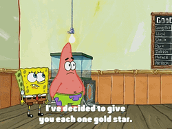 Each One Gold Star SpongeBob GIF