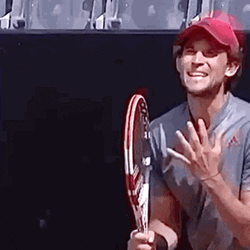 Eager Dominic Thiem GIF