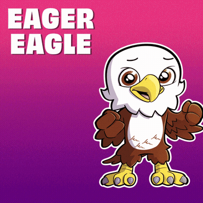 Eager Eagle Cartoon GIF