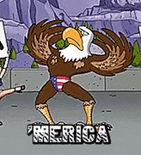 Eagle Hip Thrust Merica Murica GIF