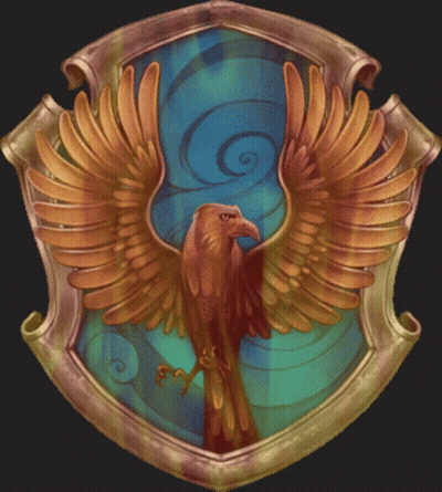 Eagle On Shield With Swirl Background GIF