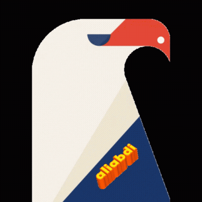 Eagle With Alibabi GIF