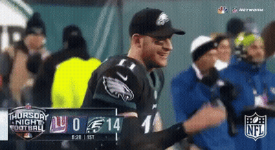Eagles Fans Love Carson Wentz #GiveHimanewbigercontract GIF