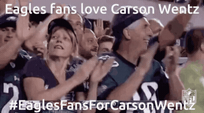 Eagles Fans Love Carson Wentz GIF