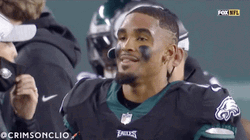 Eagles Jalen Hurts Showing His Tongue GIF
